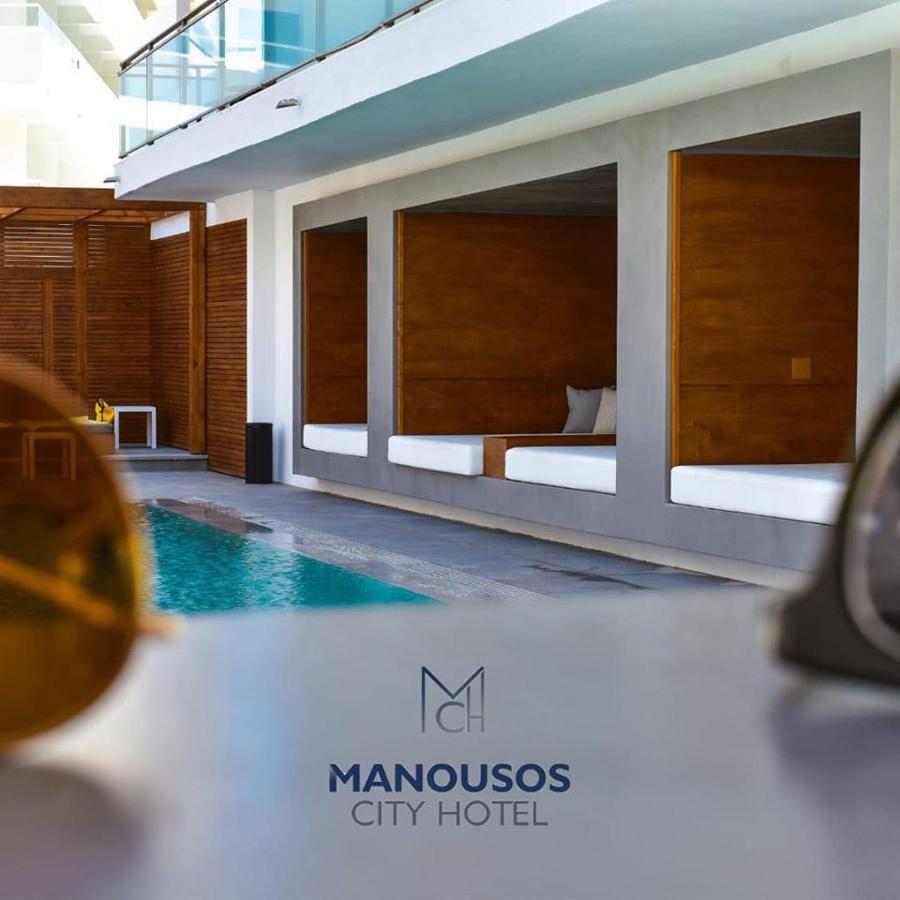 Manousos City Hotel Rhodes City Exterior foto